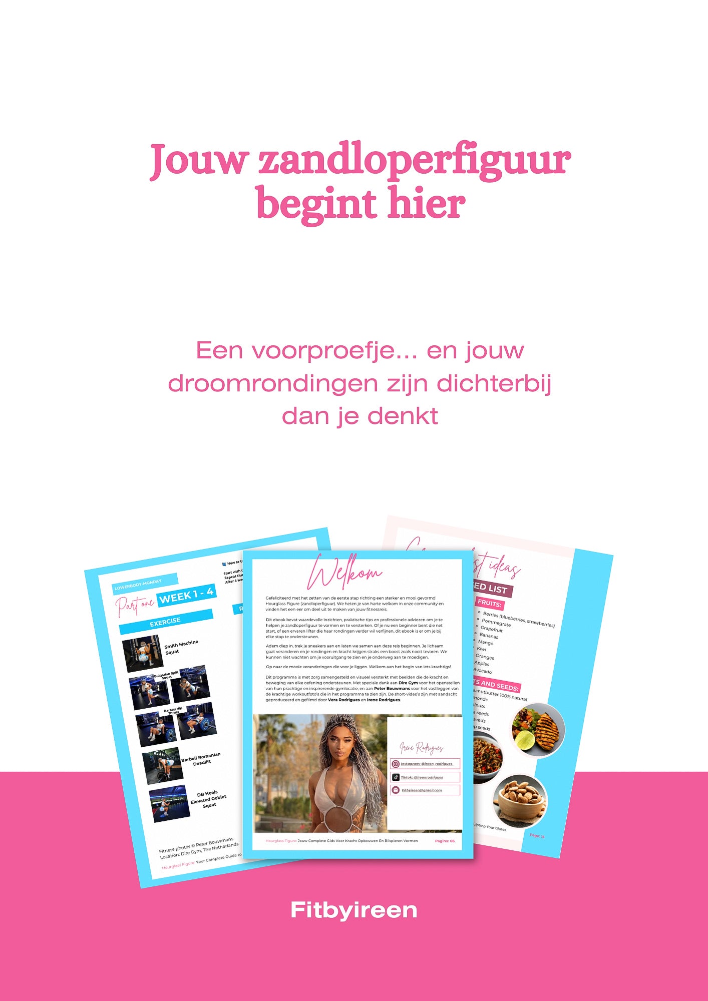 Fitbyireen: The Hourglass Figure - Gericht op de glutes - Dutch Version (Nederlands)