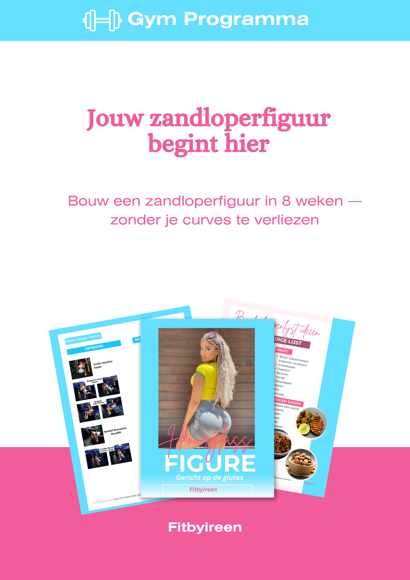 🇳🇱 8-Weken Zandloperfiguur Guide - Gericht op de Glutes (Nederlandse Versie)